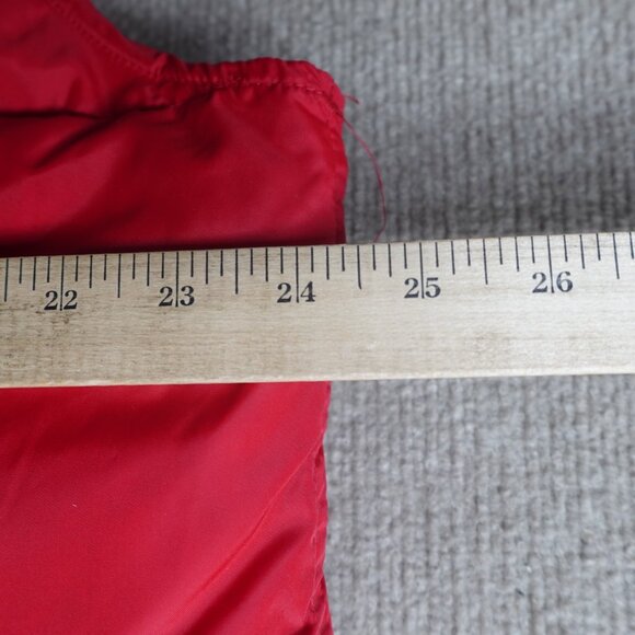 Vintage LL Bean Vest Large Red Puffer Quilted Down Filled Made in USA - Picture 3 of 13